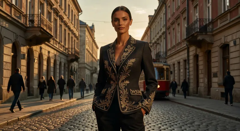 luxury embroidered jacket